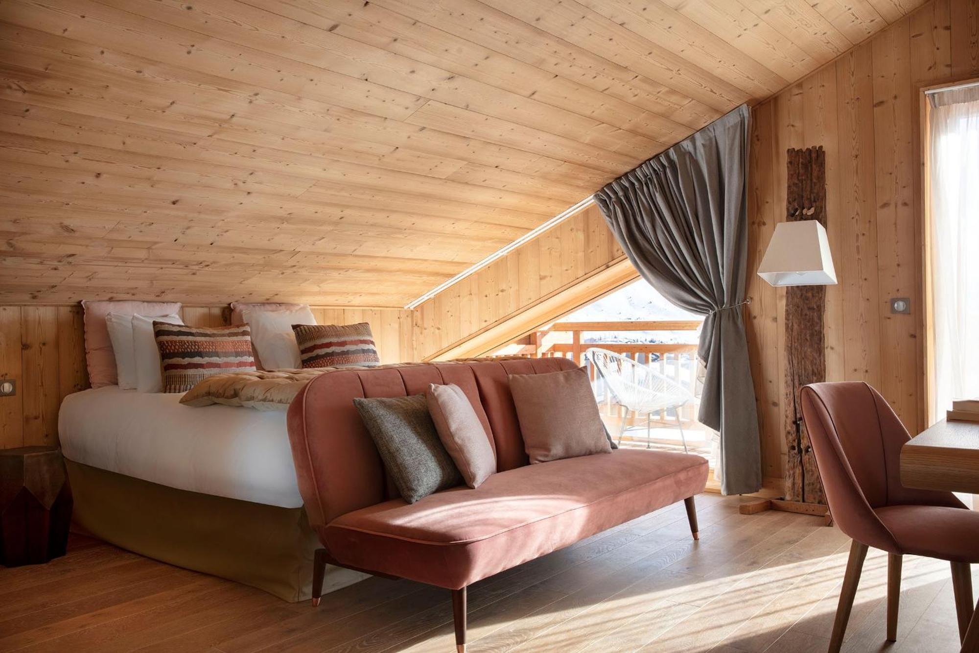 Grandes Rousses Hotel & Spa Alpe d'Huez Екстер'єр фото A room at the hotel